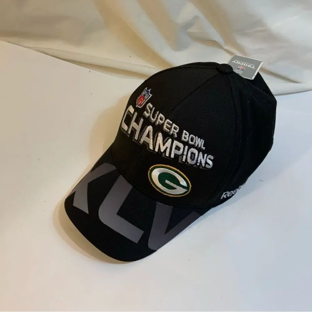 COPY - Green Bay Packers Super Bowl XLV Champions Hat on Field Cap One size Ree…